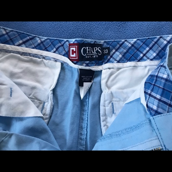 Chaps Men’s Shorts (blue) - 33W - Picture 2 of 3